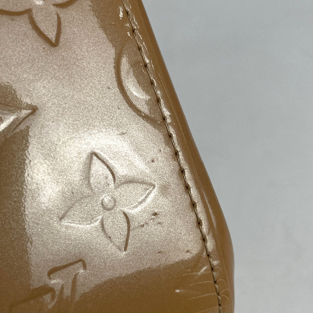 ルイ・ヴィトン ロクスバリー ドライブ ショルダーバッグ エナメル パテント ハンドバッグ モノグラムヴェルニ ノワゼット M91372 レディース 【中古】brbag