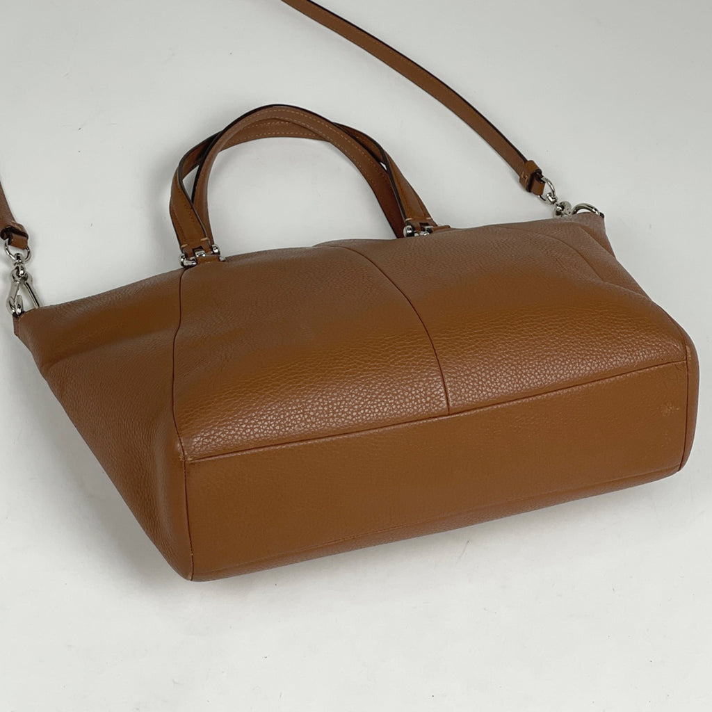 コーチ ロゴ ハンドバッグ 2WAY ショルダーバッグ ハンドバッグ レザー ブラウン 34340 レディース 【中古】brbag