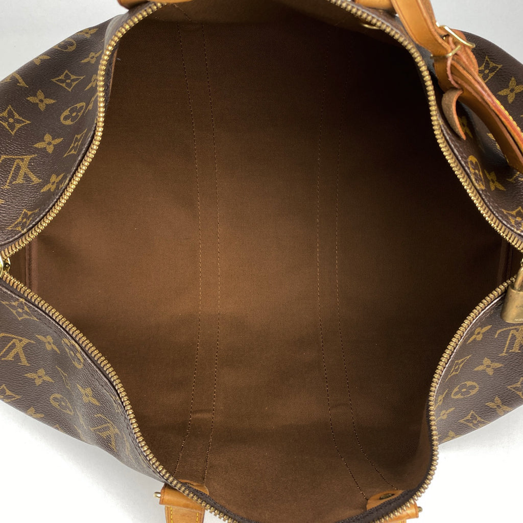 ルイ・ヴィトン キーポル 45 ハンドバッグ 旅行 出張 ビジネス ボストンバッグ モノグラム ブラウン M41428 レディース 【中古】brbag