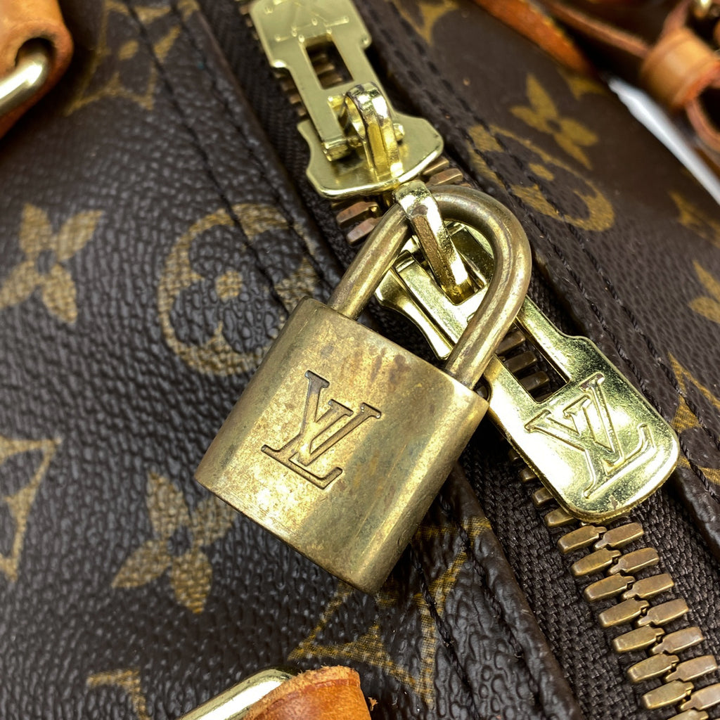 ルイ・ヴィトン キーポル 45 ハンドバッグ 旅行 出張 ビジネス ボストンバッグ モノグラム ブラウン M41428 レディース 【中古】brbag