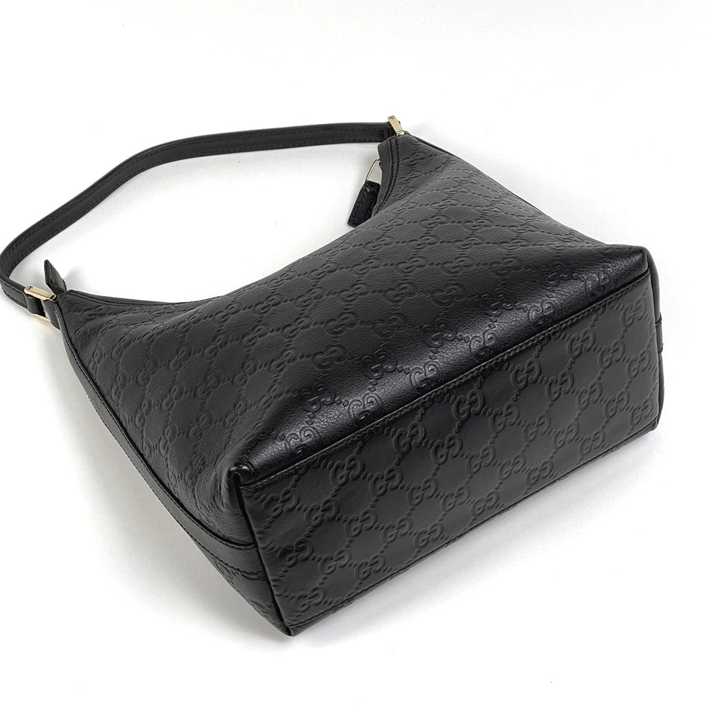 グッチ グッチシマ ショルダーバッグ ワンショルダー ショルダーバッグ シマレザー ダークブラウン レディース 【中古】brbag