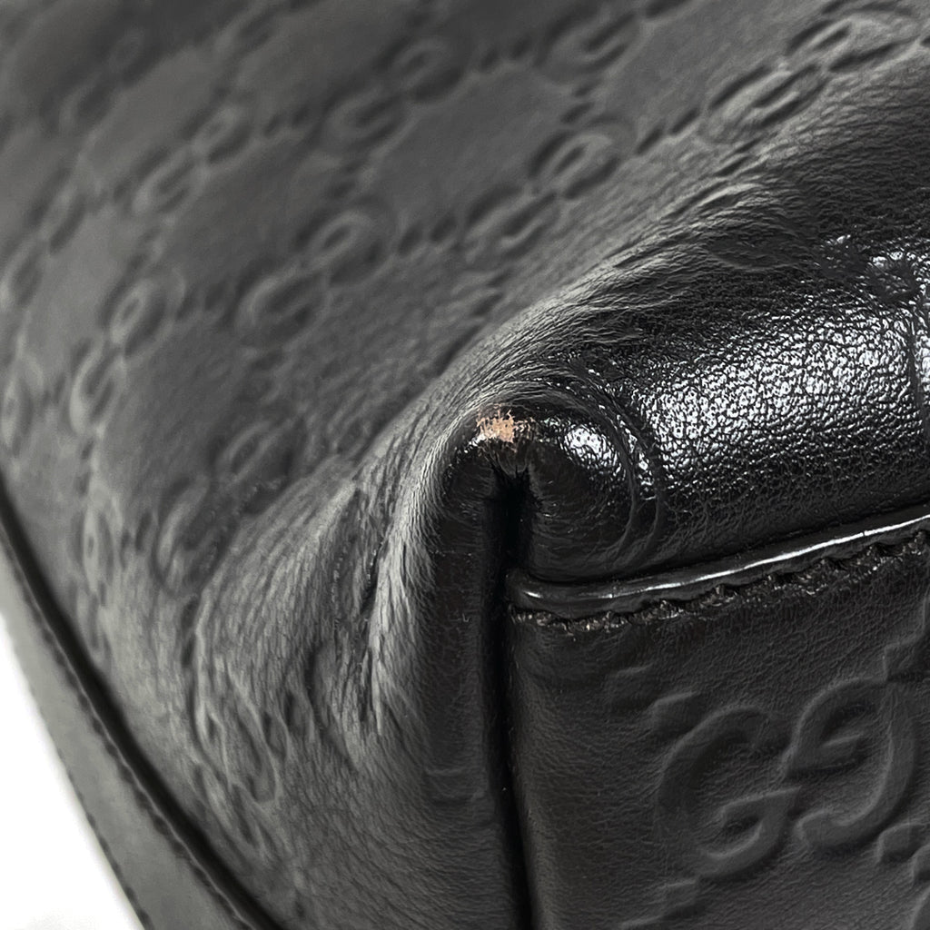 グッチ グッチシマ ショルダーバッグ ワンショルダー ショルダーバッグ シマレザー ダークブラウン レディース 【中古】brbag