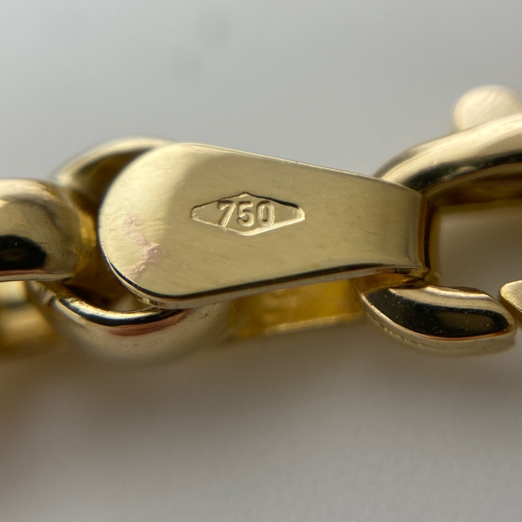 メレダイヤ デザインネックレス YG イエローゴールド ペンダント ネックレス 750 ダイヤモンド レディース 【中古】nbjwl