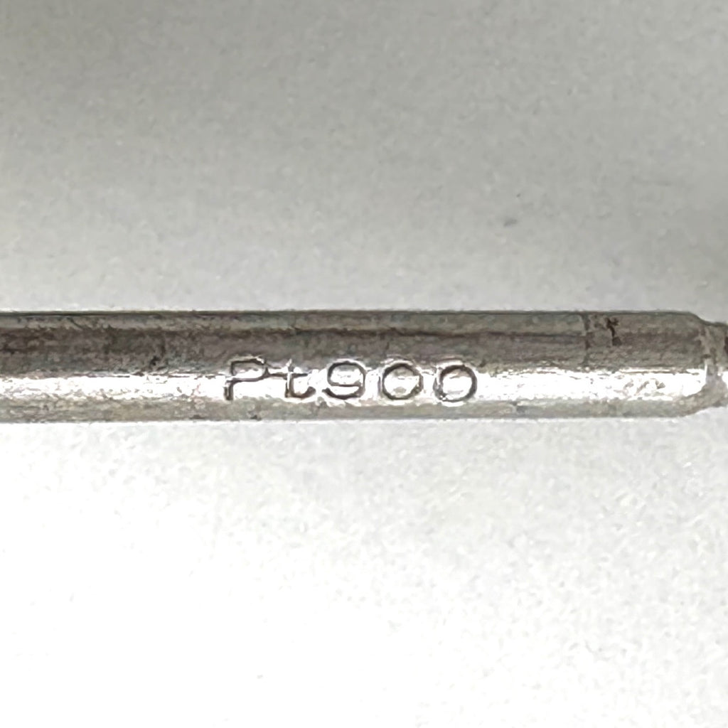 サファイア デザインピアス プラチナ WG ホワイトゴールド メレダイヤ ダイヤモンド ピアス Pt900 K18 WG レディース 【中古】nbjwl