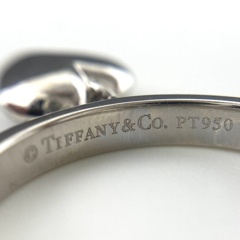 ティファニー センチメンタルハート リング プラチナ 指輪 メレダイヤ ハートモチーフ スイング リング 11号 Pt950 ダイヤモンド レディース 【中古】brjwl
