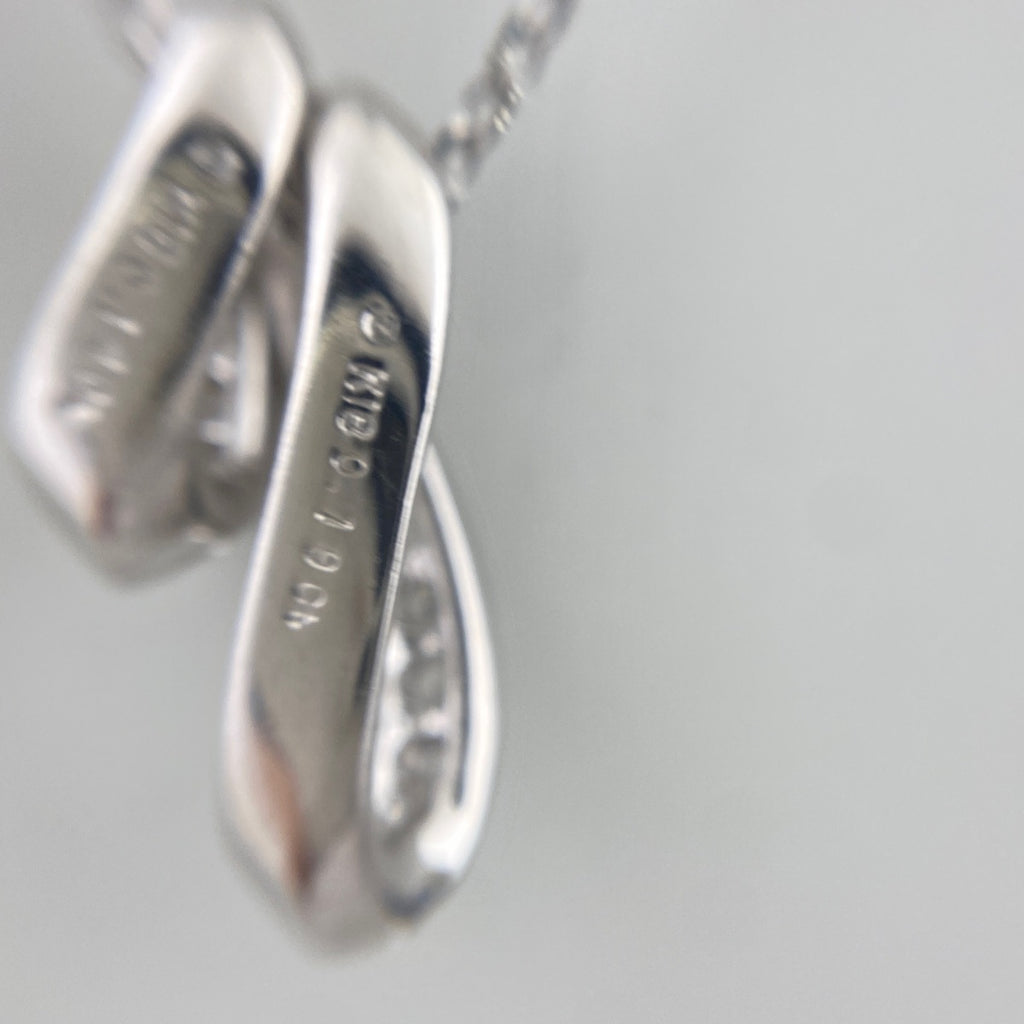 ミキモト メレダイヤ デザインネックレス ペンダント ネックレス K18 ダイヤモンド レディース 【中古】brjwl