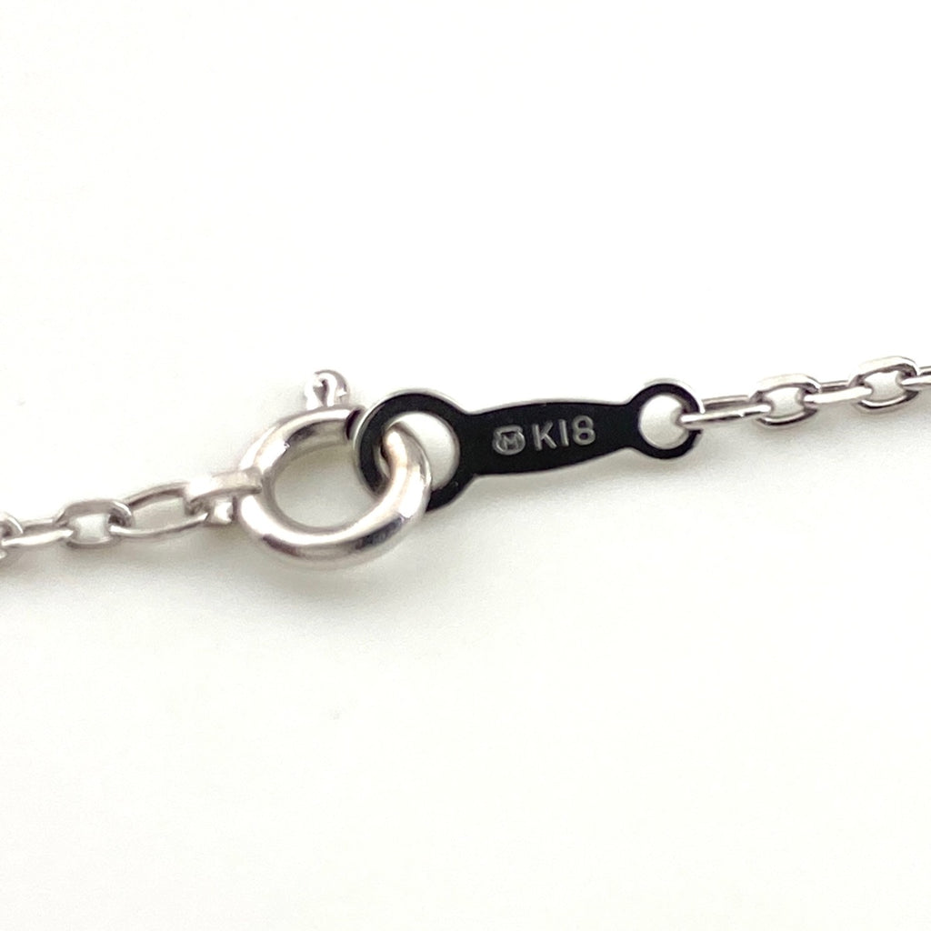 ミキモト メレダイヤ デザインネックレス ペンダント ネックレス K18 ダイヤモンド レディース 【中古】brjwl