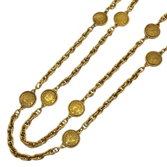 シャネル ロゴ チェーン ネックレス 31 RUE CAMBON 2連 ネックレス GP ゴールド レディース 【中古】bracc