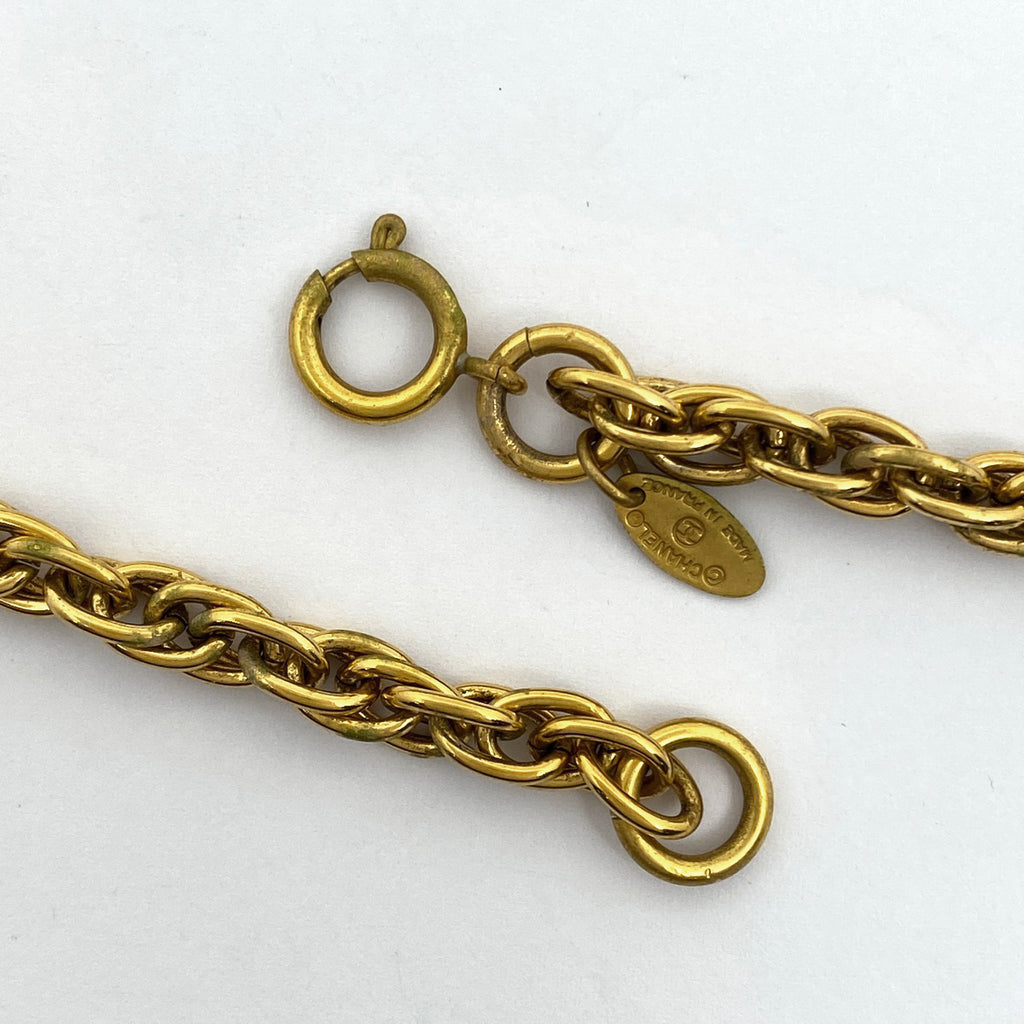 シャネル ロゴ チェーン ネックレス 31 RUE CAMBON 2連 ネックレス GP ゴールド レディース 【中古】bracc