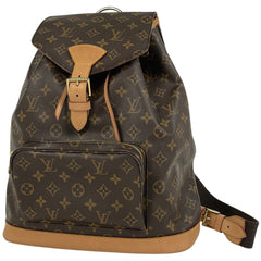 ルイ・ヴィトン モンスリ GM バックパック デイパック リュック モノグラム ブラウン M51135 レディース 【中古】brbag