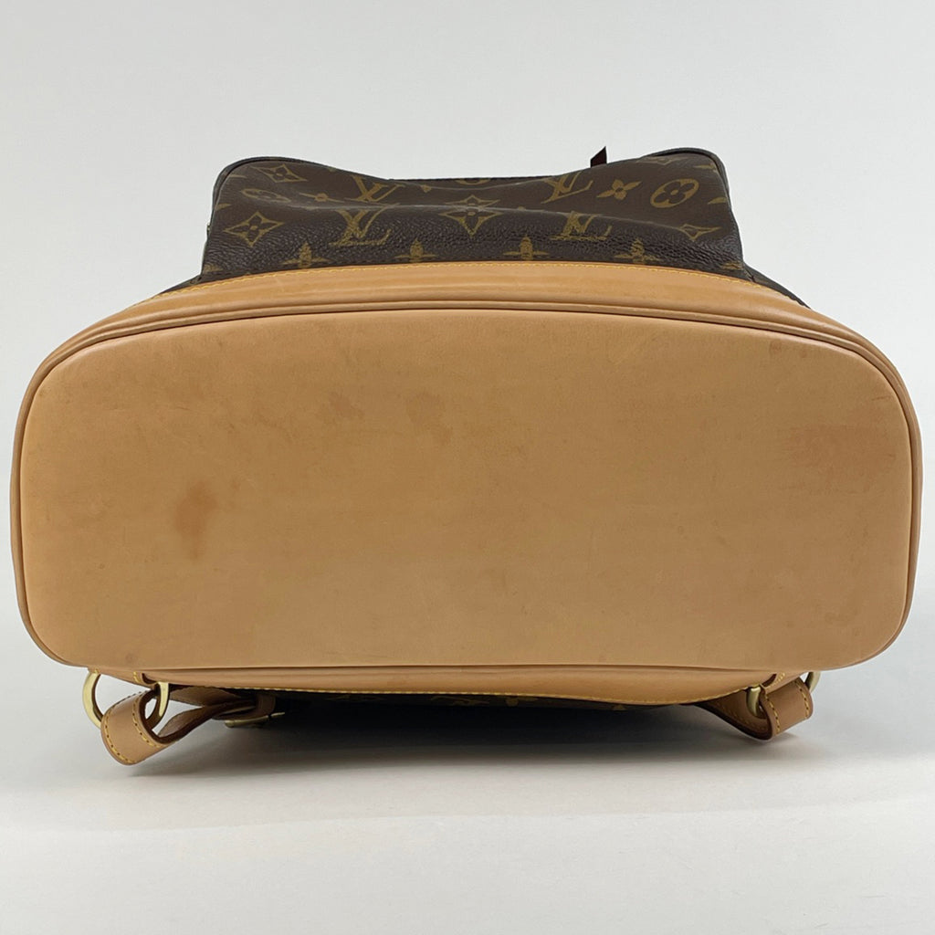 ルイ・ヴィトン モンスリ GM バックパック デイパック リュック モノグラム ブラウン M51135 レディース 【中古】brbag