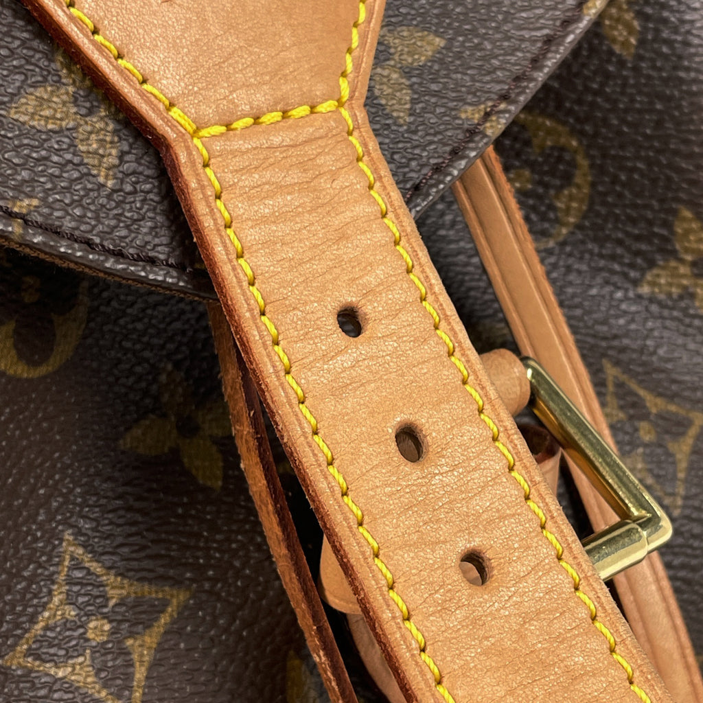 ルイ・ヴィトン モンスリ GM バックパック デイパック リュック モノグラム ブラウン M51135 レディース 【中古】brbag