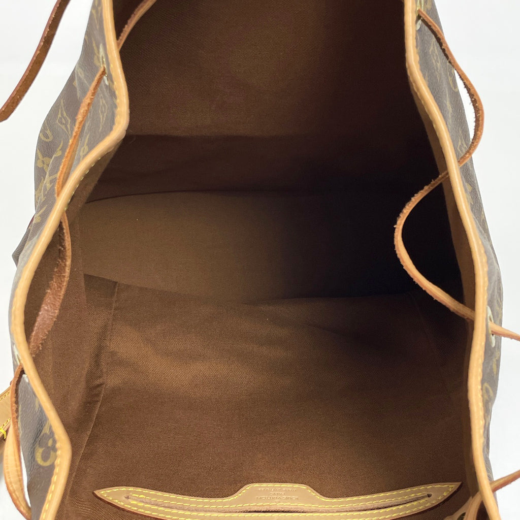 ルイ・ヴィトン モンスリ GM バックパック デイパック リュック モノグラム ブラウン M51135 レディース 【中古】brbag