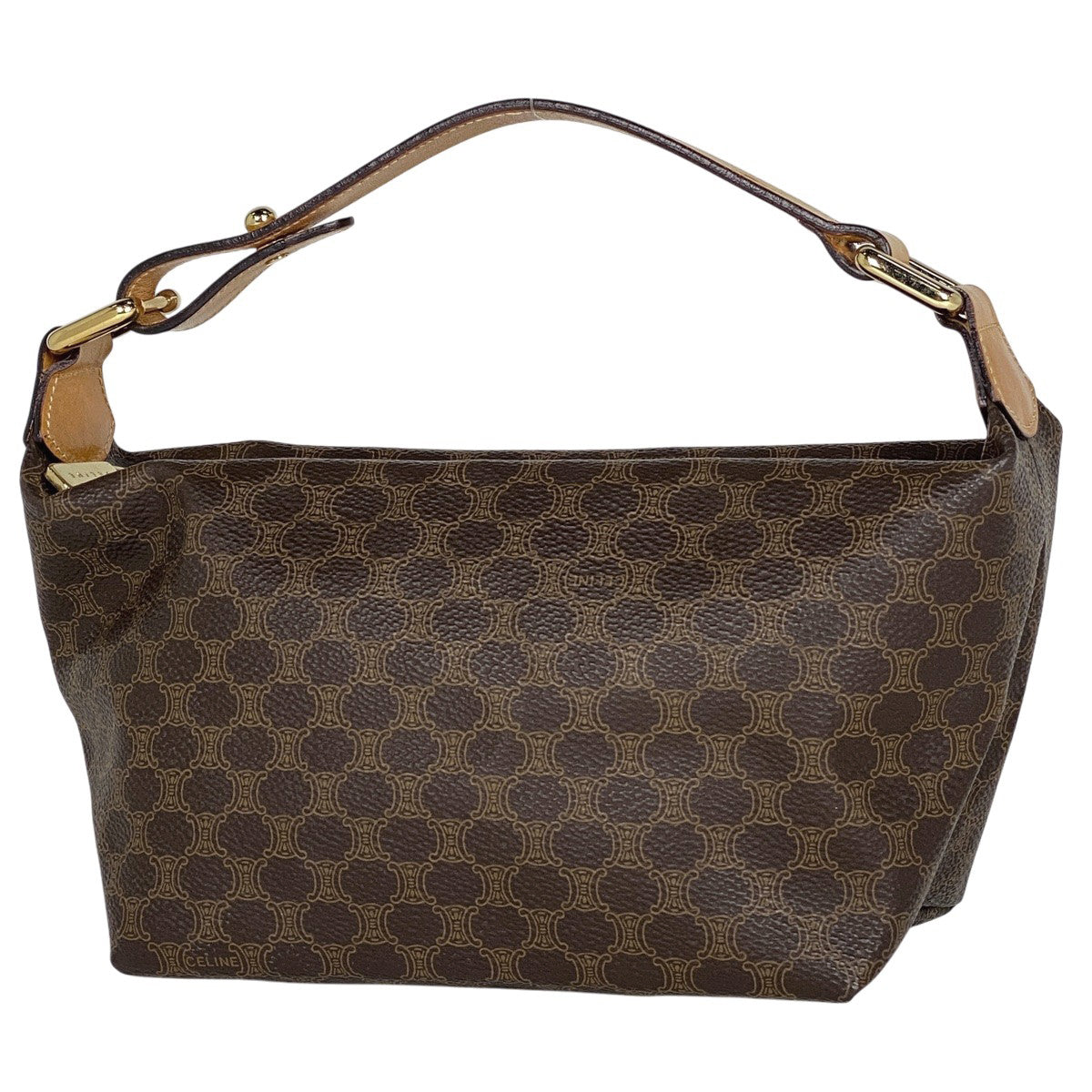 バイセル公式】セリーヌ マカダム柄 ハンドバッグ ポーチ ハンドバッグ