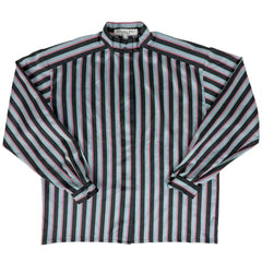 クリスチャンディオール スタンドカラーシャツ トップス 長袖シャツ ポリエステル ブラック マルチカラー レディース 【中古】brapp