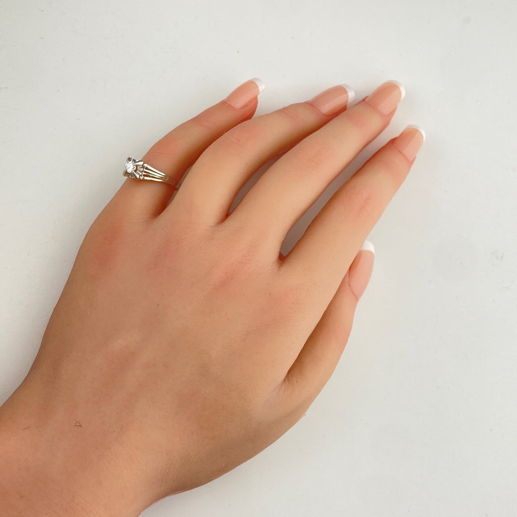 ダイヤモンド デザインリング プラチナ 指輪 リング 11号 Pt900 ダイヤモンド レディース 【中古】nbjwl