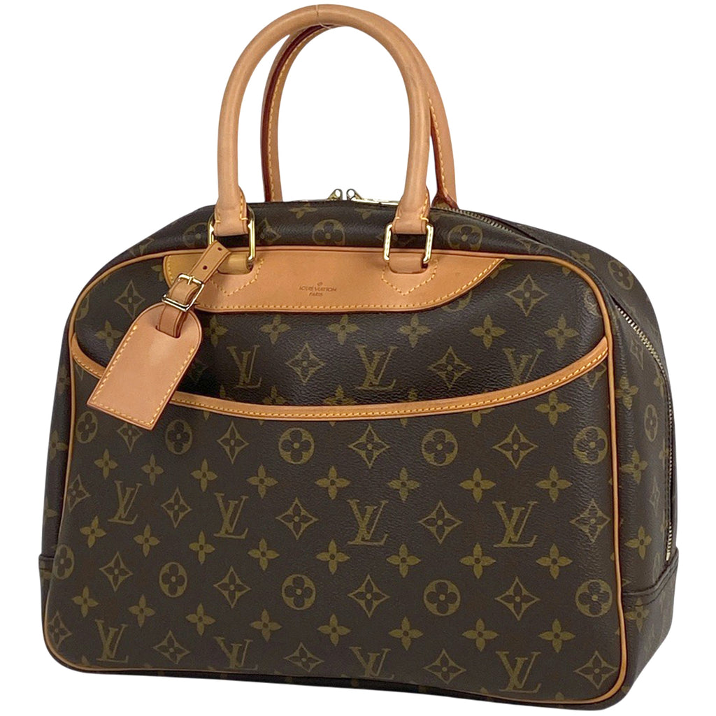 ルイ・ヴィトン ドーヴィル 手提げ ボーリングヴァニティ ハンドバッグ モノグラム ブラウン M47270 レディース 【中古】brbag