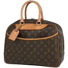 ルイ・ヴィトン ドーヴィル 手提げ ボーリングヴァニティ ハンドバッグ モノグラム ブラウン M47270 レディース 【中古】brbag