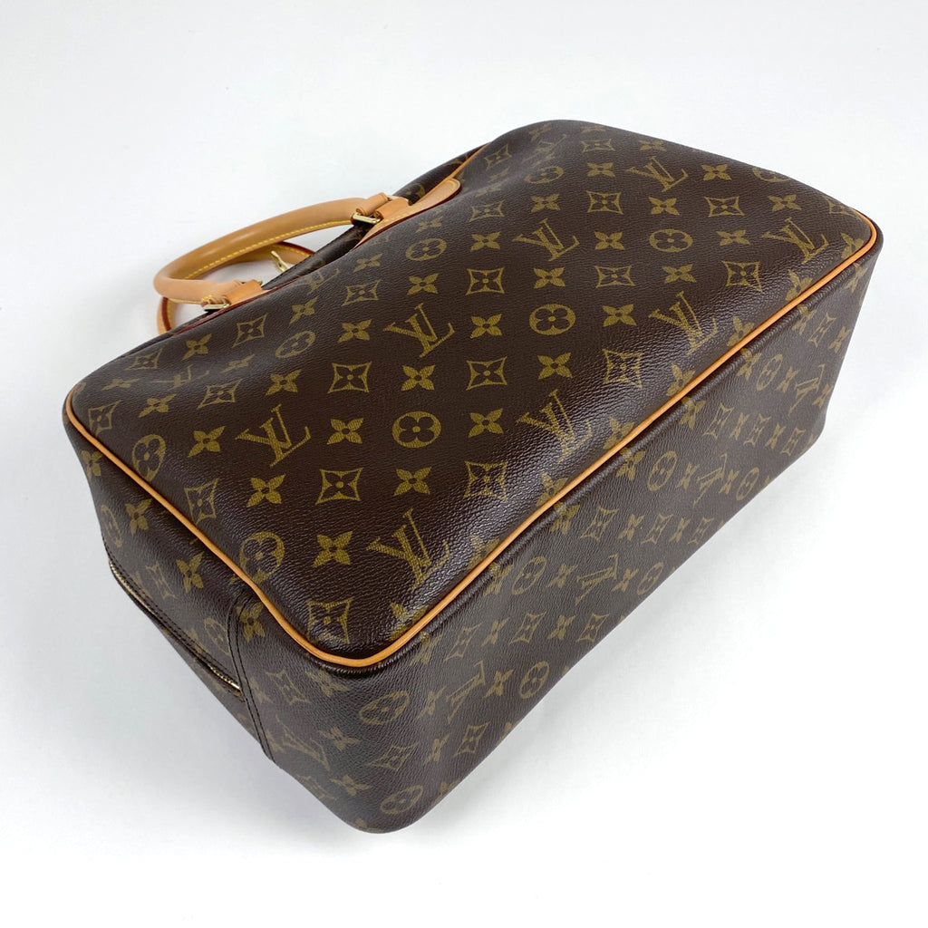 ルイ・ヴィトン ドーヴィル 手提げ ボーリングヴァニティ ハンドバッグ モノグラム ブラウン M47270 レディース 【中古】brbag