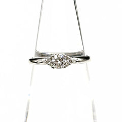 ダイヤモンド デザインリング プラチナ 指輪 メレダイヤ リング 10号 Pt900 ダイヤモンド レディース ノンブランドジュエリー 【中古】nbjwl