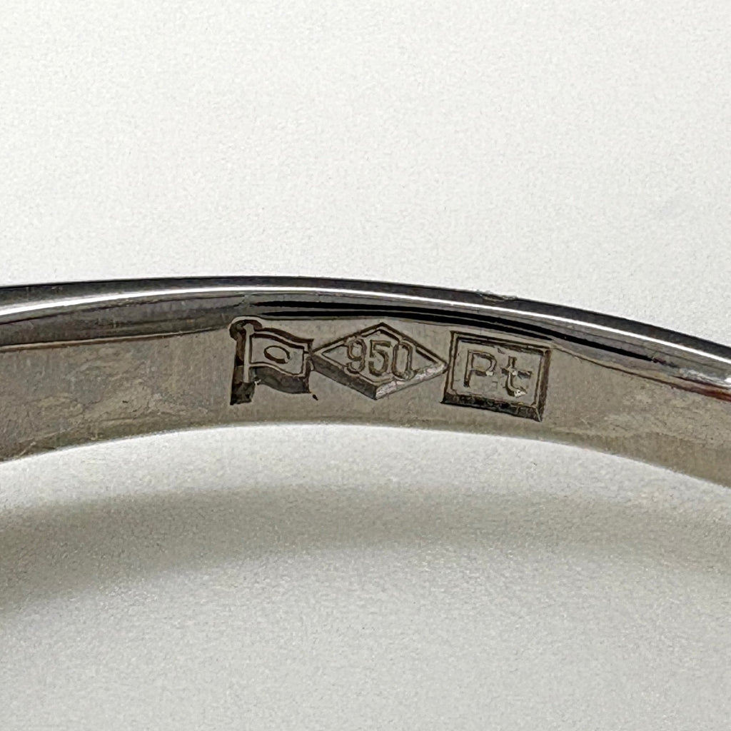 ダイヤモンド デザインリング プラチナ 指輪 メレダイヤ リング 10号 Pt900 ダイヤモンド レディース ノンブランドジュエリー 【中古】nbjwl