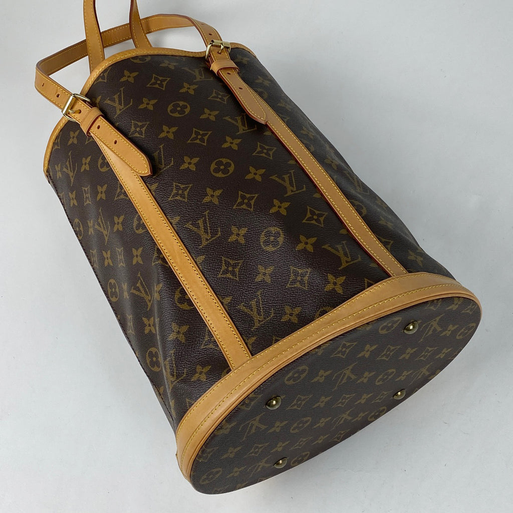 ルイ・ヴィトン バケット GM ショルダーバッグ バケツ型 トートバッグ モノグラム ブラウン M42236 レディース 【中古】brbag
