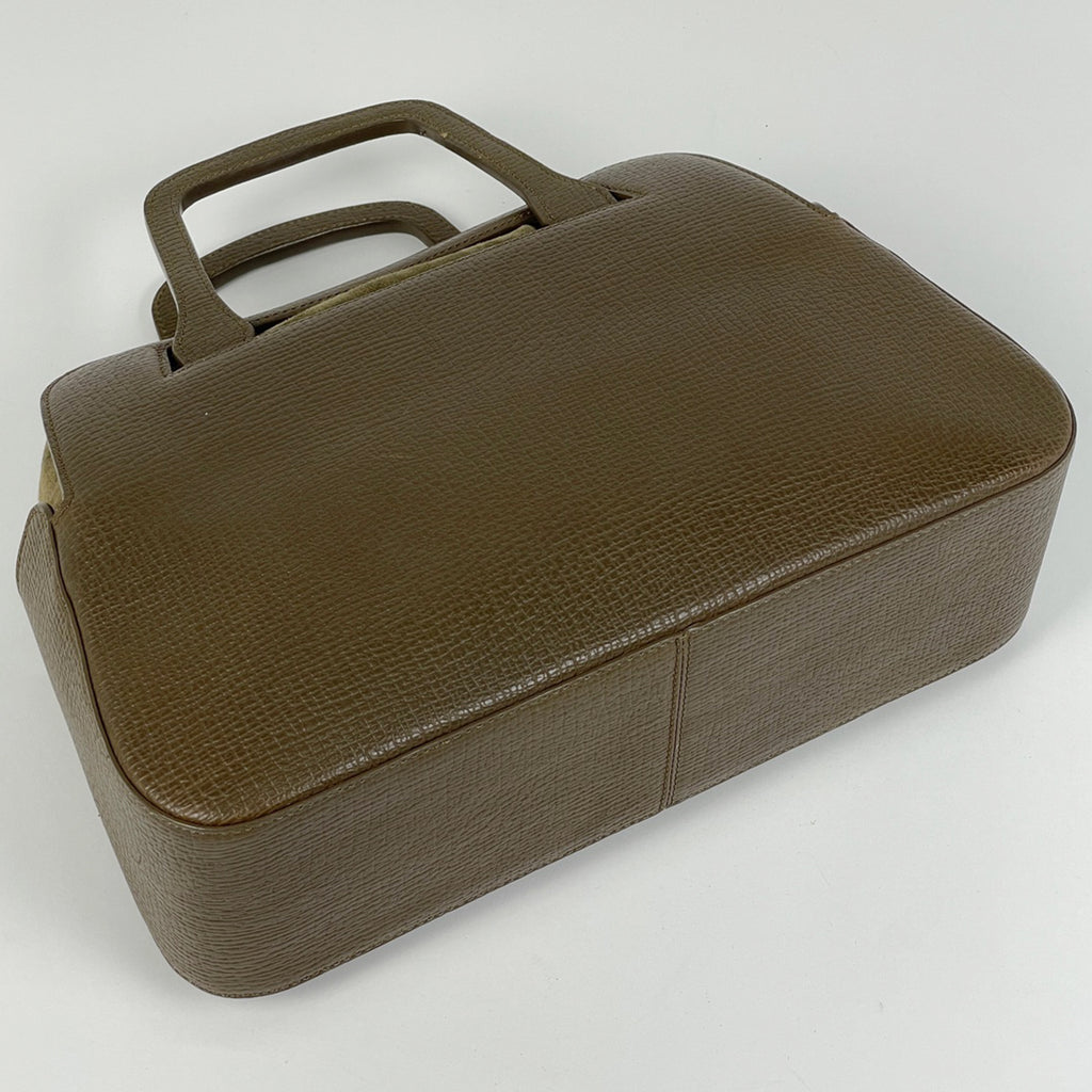 ロエベ ロゴ ハンドバッグ 2WAY ハンドバッグ レザー ブラウン レディース 【中古】brbag