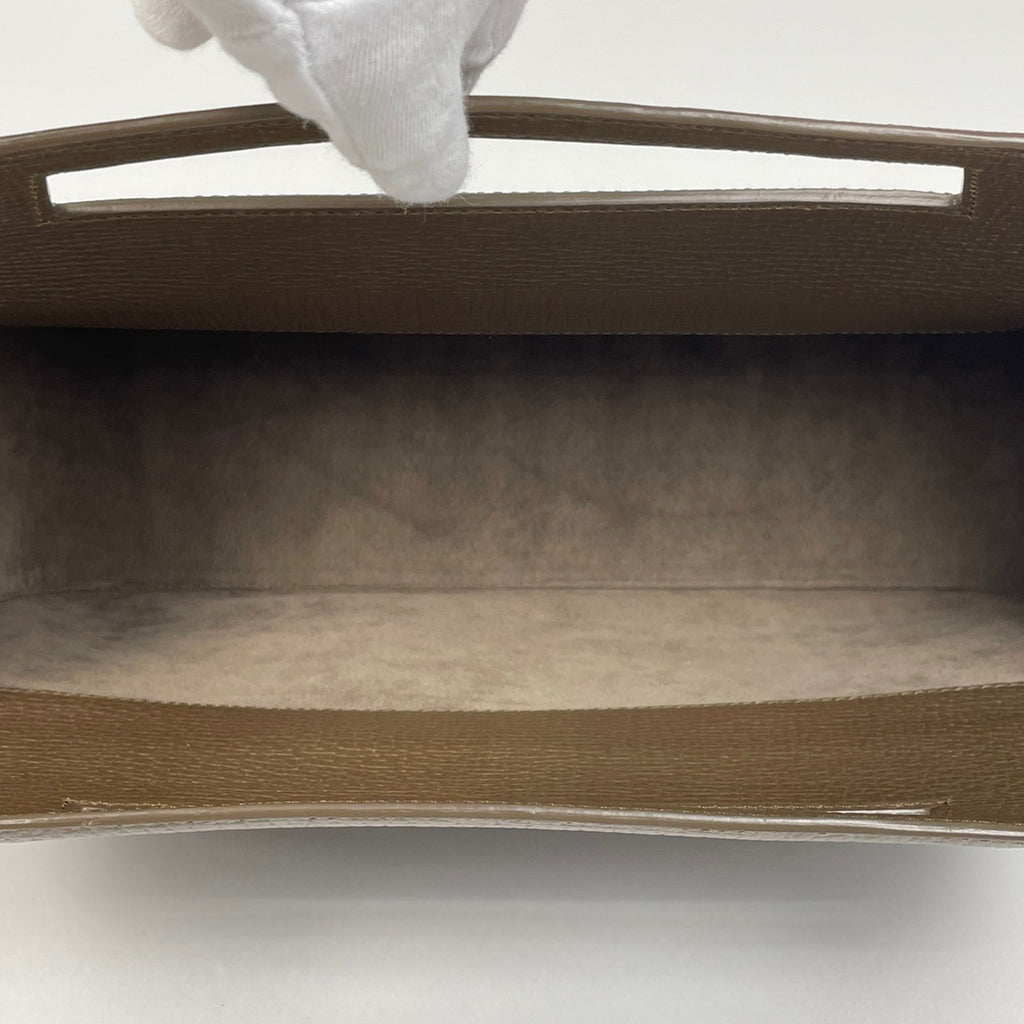 ロエベ ロゴ ハンドバッグ 2WAY ハンドバッグ レザー ブラウン レディース 【中古】brbag