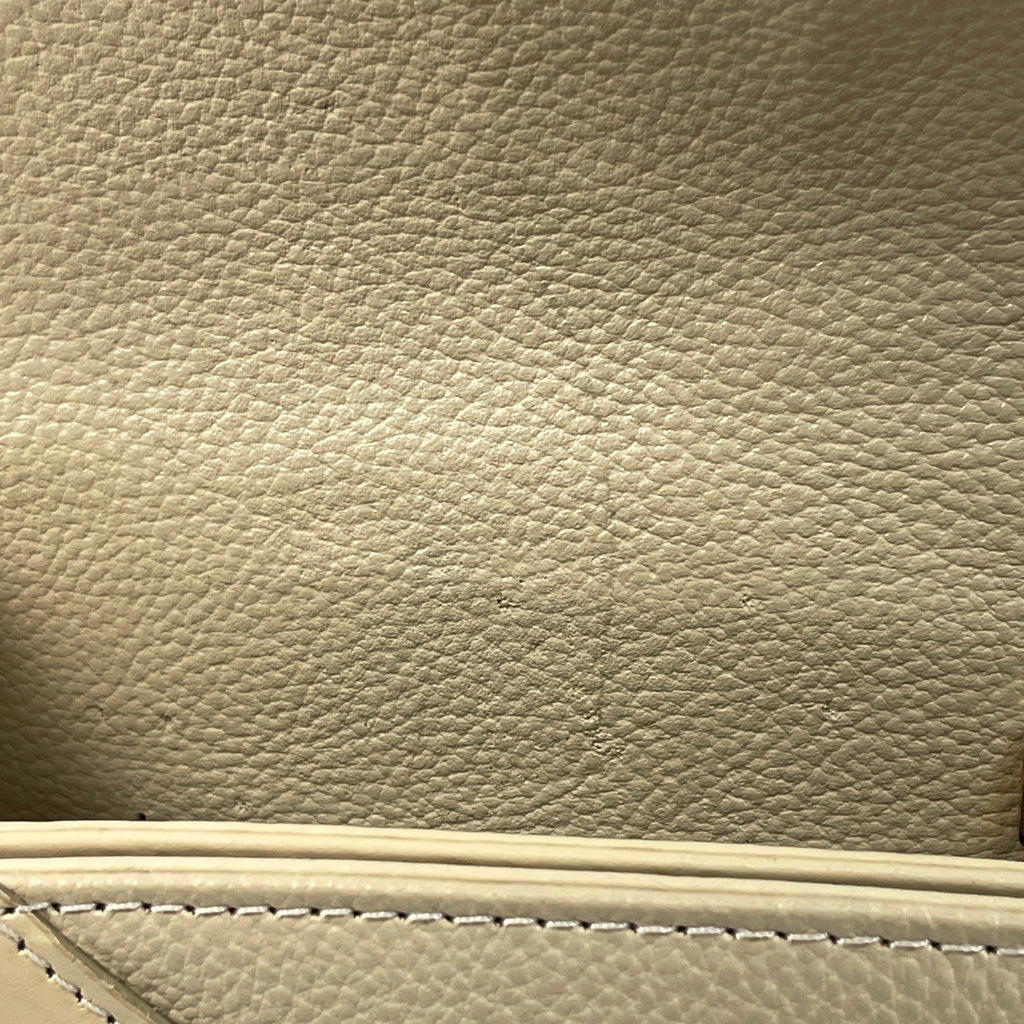 イヴ・サンローラン ロゴ ショルダーバッグ 斜め掛け ショルダーバッグ レザー アイボリー レディース 【中古】brbag