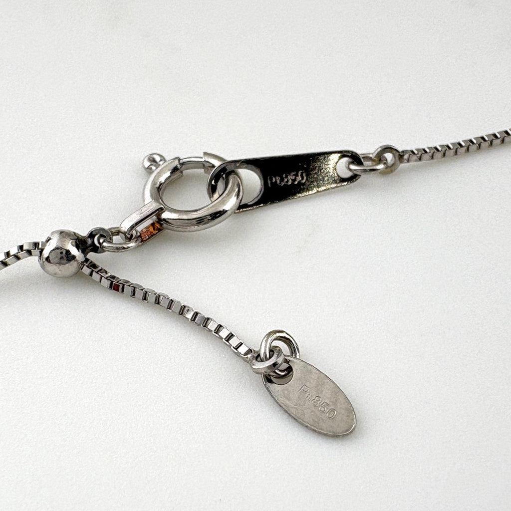 メレダイヤ デザインネックレス プラチナ ペンダント ネックレス Pt900 Pt850 ダイヤモンド レディース 【中古】nbjwl