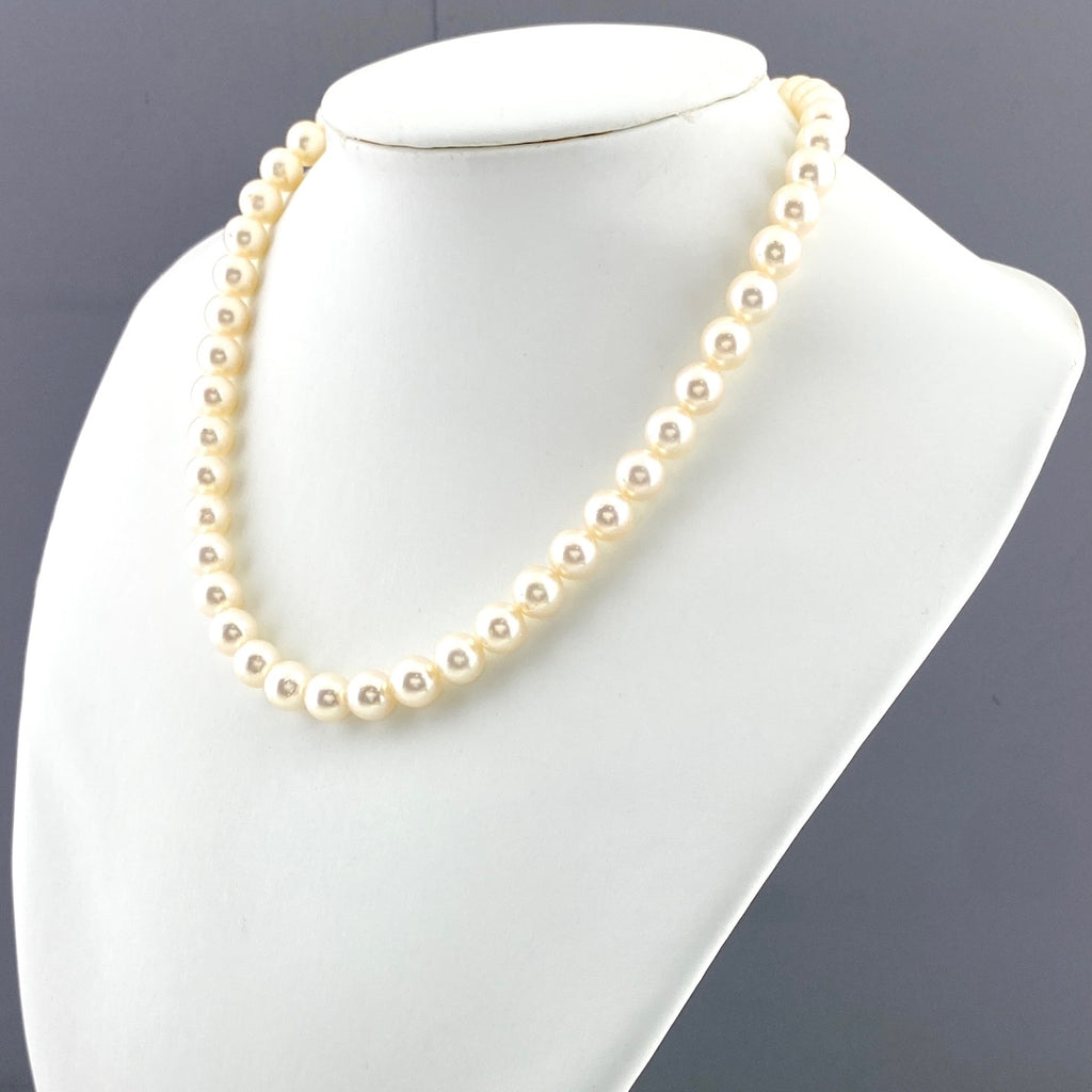 タサキ パール デザインネックレス シルバー 真珠 ネックレス SV パール レディース 【中古】brjwl