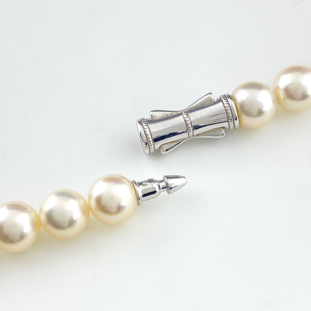 タサキ パール デザインネックレス シルバー 真珠 ネックレス SV パール レディース 【中古】brjwl