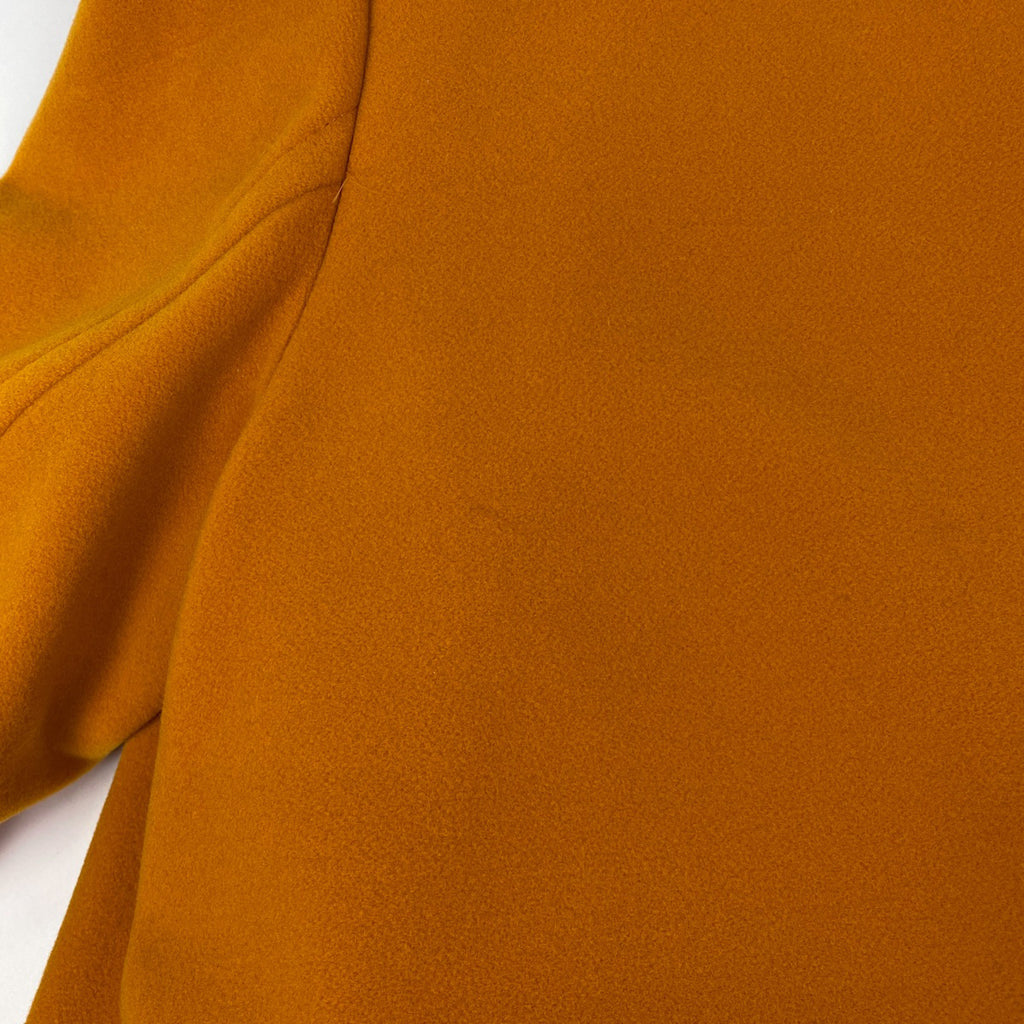 イヴ・サンローラン テーラード コート シングル アウター その他コート 毛 オレンジ レディース 【中古】brapp