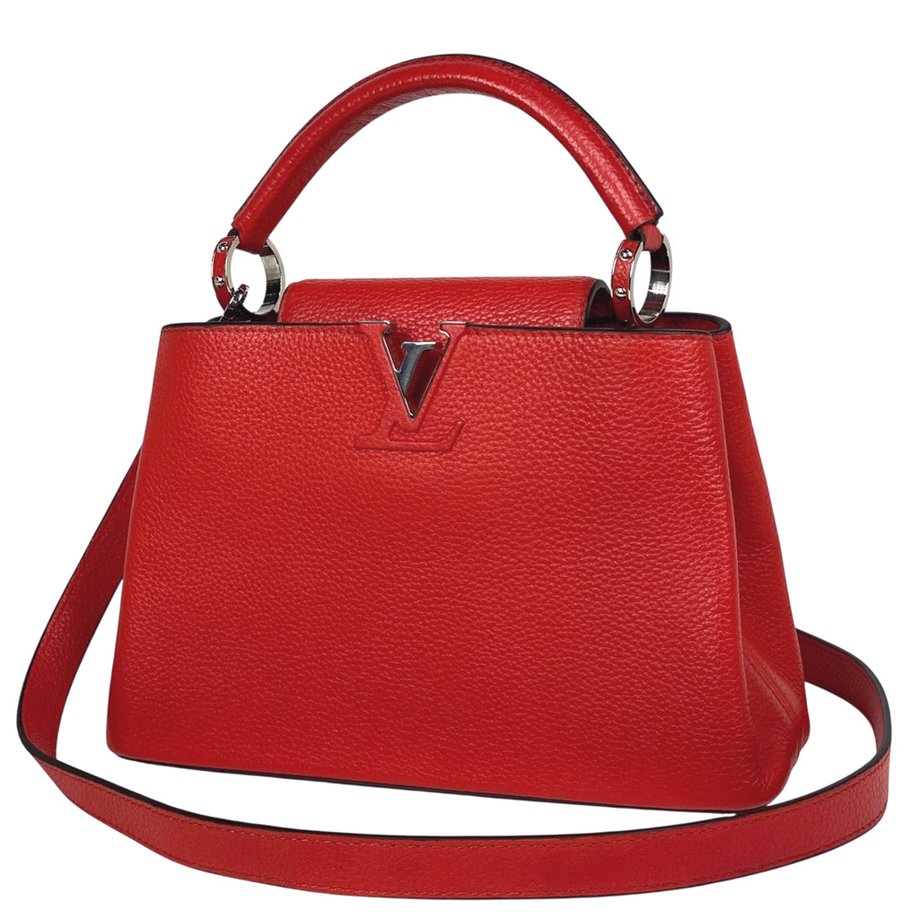 ルイ・ヴィトン カプシーヌ BB 2WAY ショルダーバッグ ハンドバッグ トリヨン ルビー(レッド) M94754 レディース 【中古】brbag