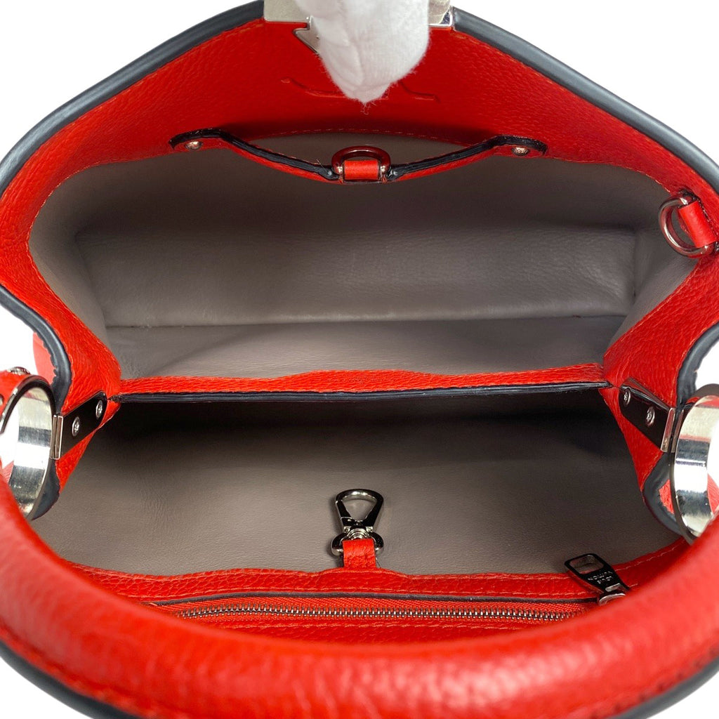 ルイ・ヴィトン カプシーヌ BB 2WAY ショルダーバッグ ハンドバッグ トリヨン ルビー(レッド) M94754 レディース 【中古】brbag