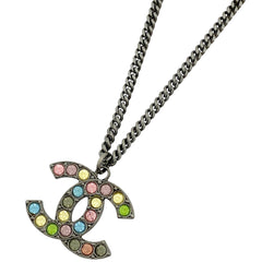 シャネル ネックレス チェーン カラーストーン レディース 【中古】bracc