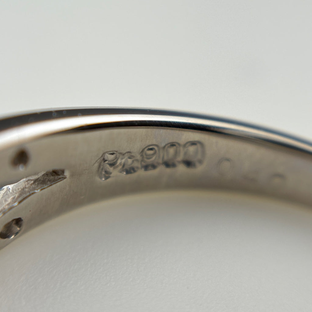 ルビー デザインリング プラチナ 指輪 メレダイヤ リング 9.5号 Pt900 ルビー ダイヤモンド レディース ノンブランドジュエリー 【中古】nbjwl