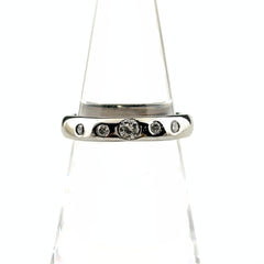 メレダイヤ デザインリング プラチナ 指輪 リング 11号 Pt850 ダイヤモンド レディース ノンブランドジュエリー 【中古】nbjwl