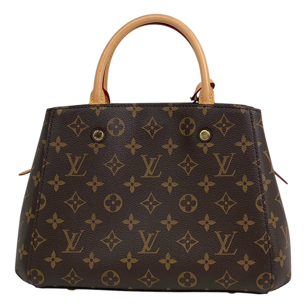 ルイ・ヴィトン モンテーニュ BB ショルダーバッグ 2WAY ハンドバッグ モノグラム ブラウン M41055 レディース 【中古】brbag