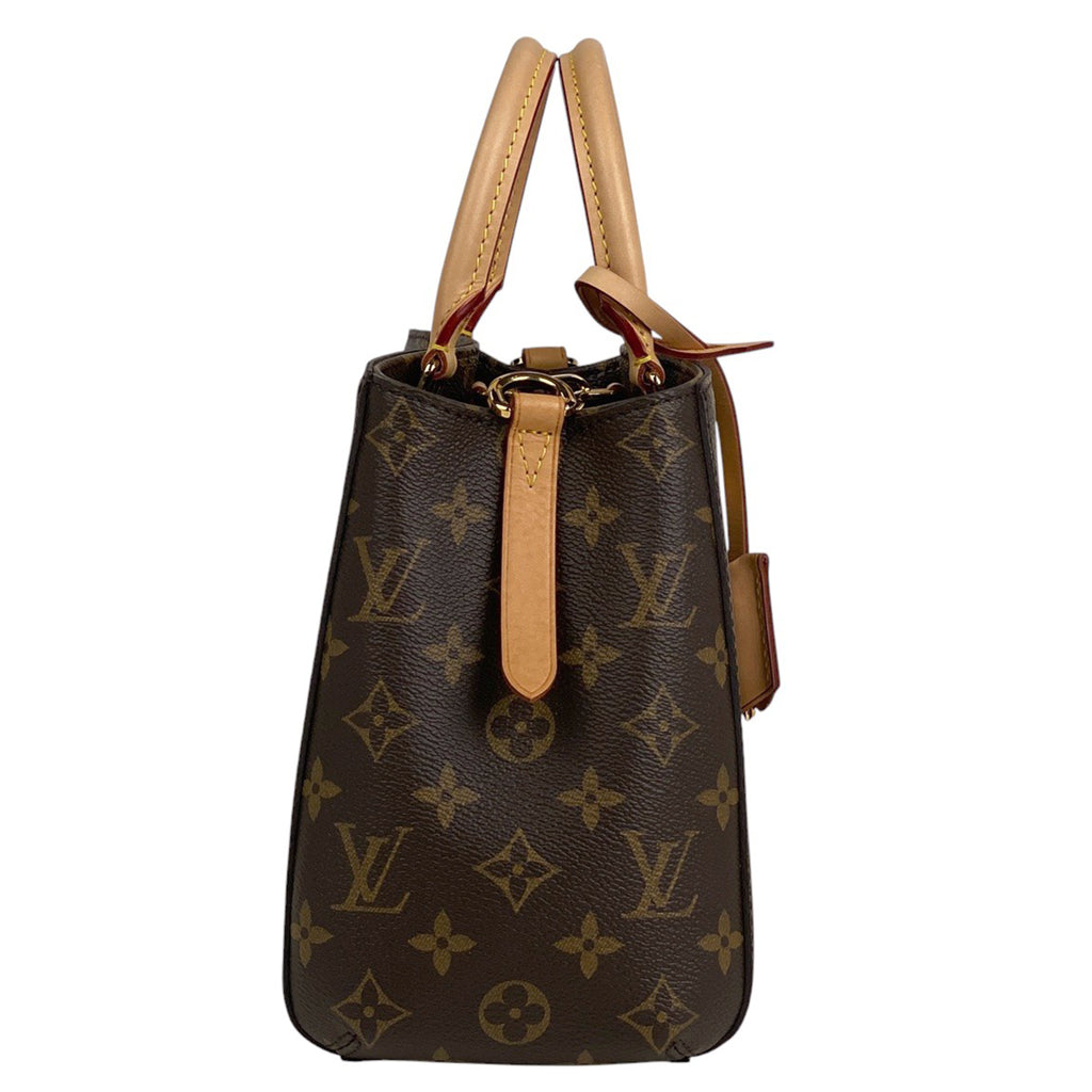 ルイ・ヴィトン モンテーニュ BB ショルダーバッグ 2WAY ハンドバッグ モノグラム ブラウン M41055 レディース 【中古】brbag