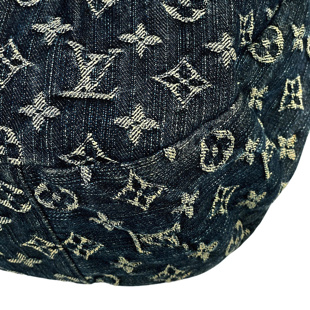 ルイ・ヴィトン デイリー GM 肩掛け ショルダーバッグ モノグラムデニム グリブルー M40493 レディース 【中古】brbag