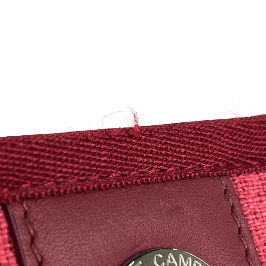 シャネル ドーヴィルライン チェーン トートバッグ ココマーク ショルダーバッグ トートバッグ キャンバス レッド A67001 レディース 【中古】brbag