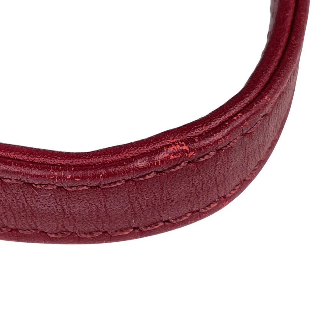 シャネル ドーヴィルライン チェーン トートバッグ ココマーク ショルダーバッグ トートバッグ キャンバス レッド A67001 レディース 【中古】brbag