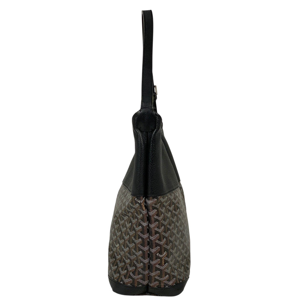 ゴヤール グレナディン ワンショルダー 肩掛け ショルダーバッグ コーティングキャンバス ブラック レディース 【中古】brbag