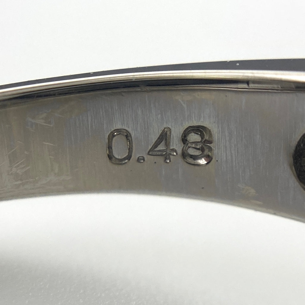 タサキ パール デザインリング プラチナ 指輪 メレダイヤ 真珠 リング 13.5号 Pt900 パール ダイヤモンド レディース 【中古】brjwl