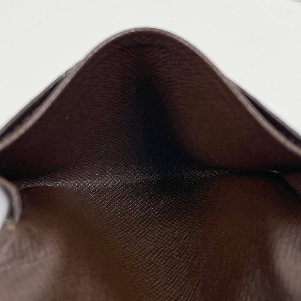 ルイ・ヴィトン アンヴェロップ カルト ドゥ ヴィジット カード入れ 定期入れ パスケース 通勤 通学 PASMO Suica パスモ スイカ 名刺入れ カードケース ダミエ ブラウン N62920 レディース 【中古】brbag