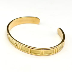 ティファニー アトラス　バングル YG イエローゴールド 腕輪 ブレスレット 750 レディース ブランドジュエリー 【中古】brjwl