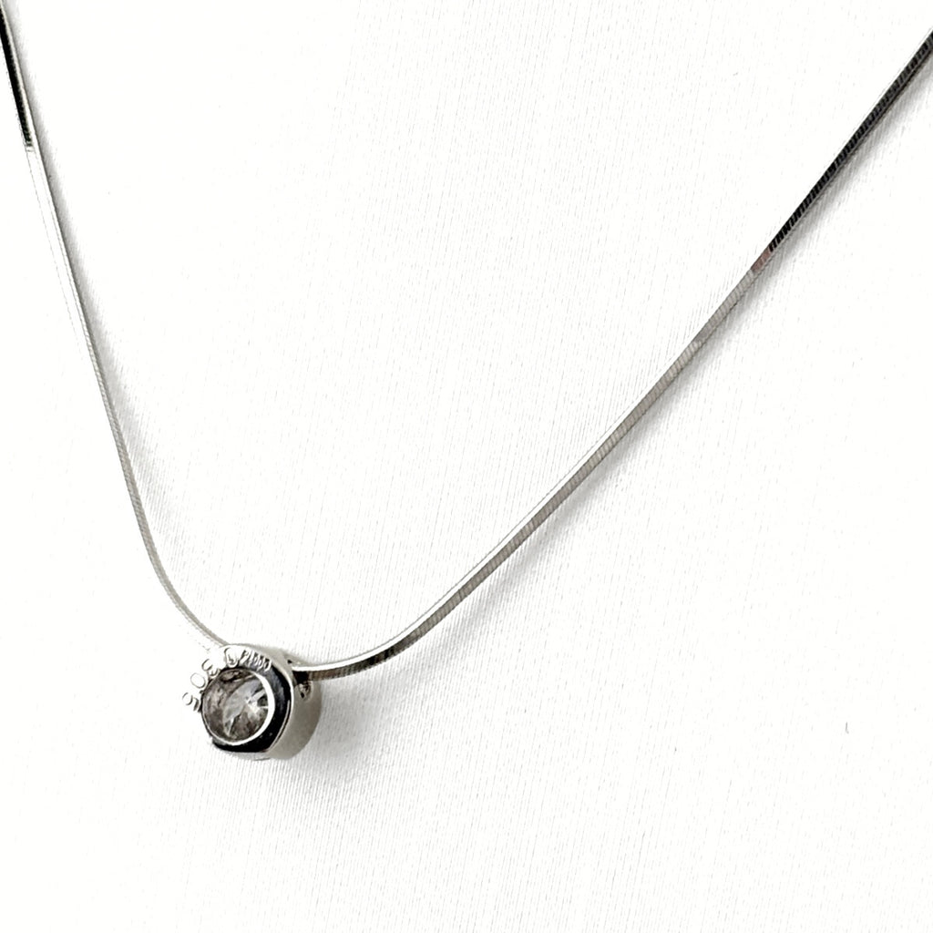 ダイヤモンド デザインネックレス プラチナ ペンダント ネックレス Pt900 Pt850 ダイヤモンド レディース 【中古】nbjwl