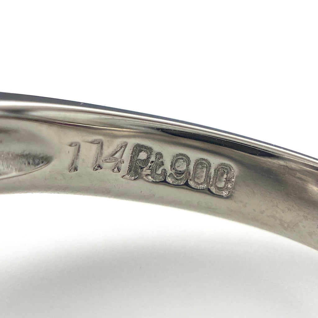 ルビー デザインリング プラチナ 指輪 メレダイヤ リング 12号 Pt900 ルビー ダイヤモンド レディース 【中古】nbjwl