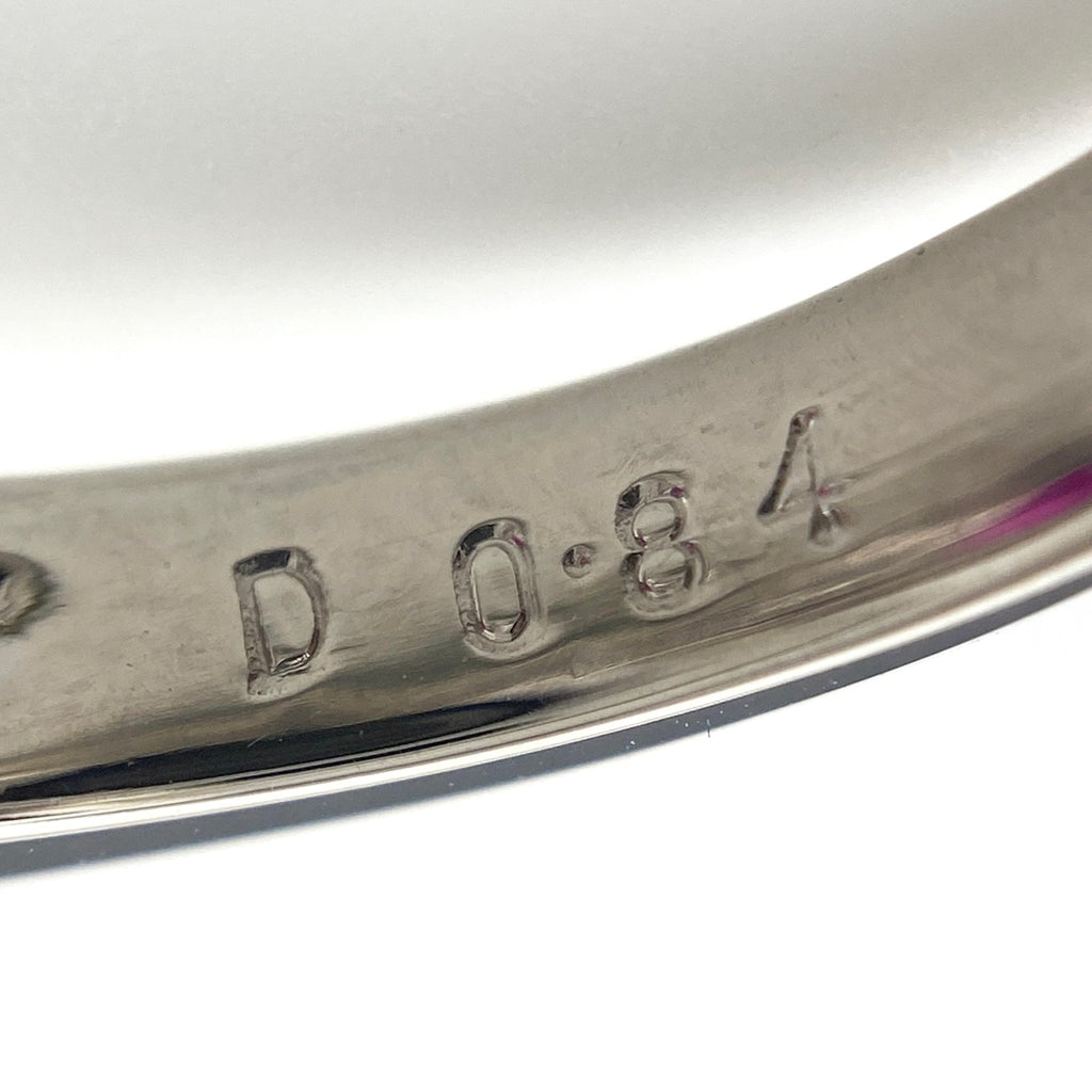 ルビー デザインリング プラチナ 指輪 メレダイヤ リング 12号 Pt900 ルビー ダイヤモンド レディース 【中古】nbjwl